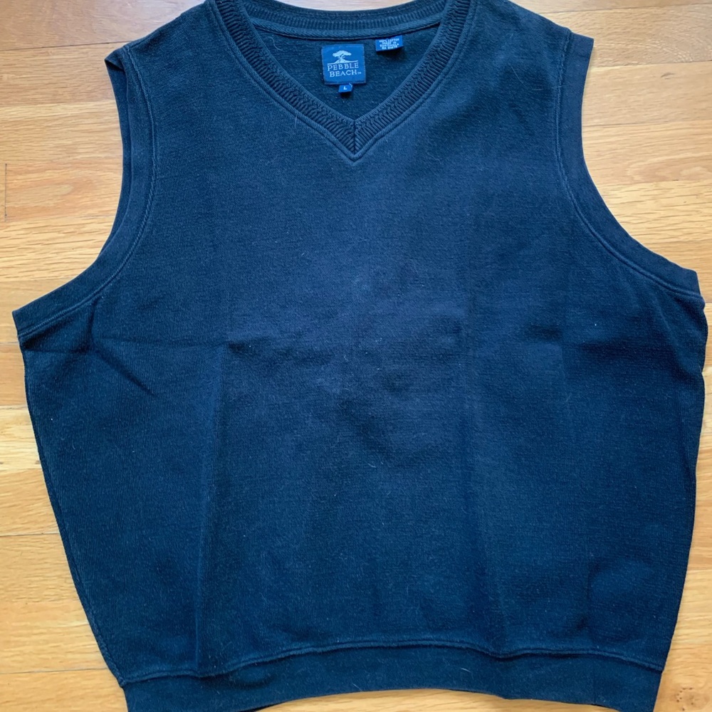 Pebble beach golf vest L